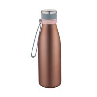 Blokker isoleerfles - Metallic roze - 550 ml