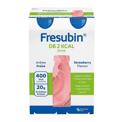 Fresubin Db 2 Kcal Drink Aardbei 4x200ml
