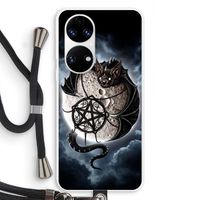 Volle maan: Huawei P50 Transparant Hoesje met koord