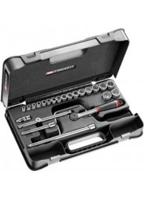 Facom Doppenset 3/8" 6-Kant Mm J.161B 24 Dlg - J.161-4P6 - J.161-4P6