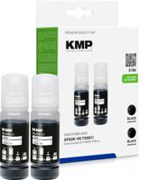 KMP Navulinkt vervangt Epson 105, T00Q1 Compatibel 2-pack Zwart E186 1643,0001