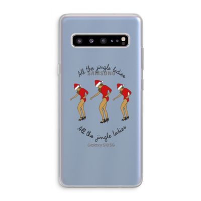 Jingle Ladies: Samsung Galaxy S10 5G Transparant Hoesje