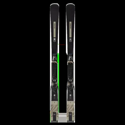 Salomon E S/Max N10 Ski&apos;s + Bindingen