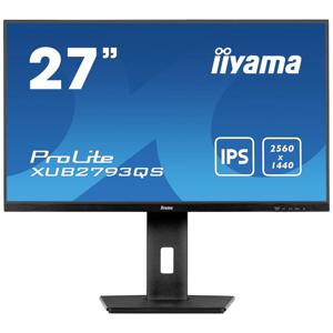 Iiyama ProLite XUB2793QS-B6 LED-monitor Energielabel E (A - G) 68.6 cm (27 inch) 2560 x 1440 Pixel 16:9 1 ms HDMI, DisplayPort, Hoofdtelefoon (3.5 mm jackplug)