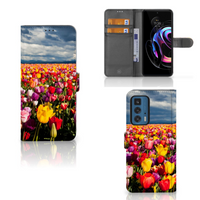 Motorola Edge 20 Pro Hoesje Tulpen - thumbnail