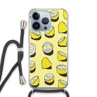 When Life Gives You Lemons...: iPhone 13 Pro Transparant Hoesje met koord