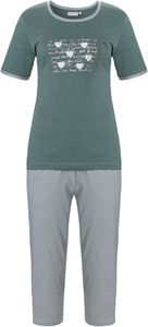 Dames pyjama Pastunette 20211-136-3 groen-52