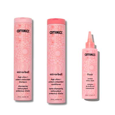 amika Mirrorball High Shine Set Shampoo, Conditioner, Haarmasker