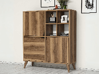 Commode PULSORA 3 deuren walnoot Commode PULSORA 3 deuren walnoot