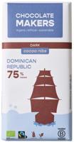 Chocolatemakers Reep tres hombres 75% puur met cacaonibs bio