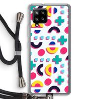 8-bit N°2: Samsung Galaxy A42 5G Transparant Hoesje met koord