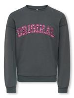 Kids ONLY winter sweater meisjes - grijs - KogFrederikka - regular fit