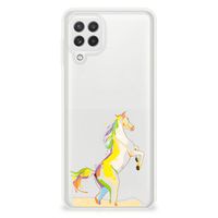 Samsung Galaxy A22 4G | M22 Telefoonhoesje met Naam Horse Color