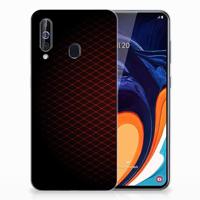 Samsung Galaxy A60 | TPU bumper | Geruit Rood