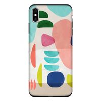 Bold Rounded Shapes: iPhone XS Max Tough Case