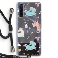 Fantasiewereld: Oppo A91 Transparant Hoesje met koord