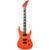 Jackson American Series Soloist SL2 HT EB Satin Lambo Orange elektrische gitaar met foam core case