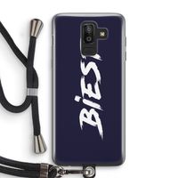 Biest: Samsung Galaxy J8 (2018) Transparant Hoesje met koord