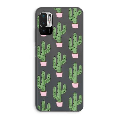 Cactus Lover: Xiaomi Redmi Note 10 5G Transparant Hoesje