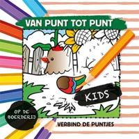 Kleurboek van Punt naar Punt Kids op de Boerderij