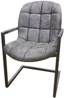 Eetkamerstoel met armleuning | Unique | Industrieel | 52 x 45 x 50 cm - thumbnail