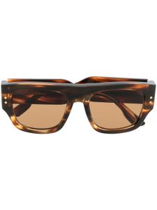 Gucci Eyewear lunettes de soleil à monture carrée - Marron