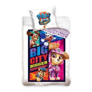 PAW Patrol Dekbedovertrek Big City - Eenpersoons - 140 x 200 cm + 65 x 65 cm - Katoen