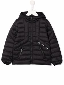 Diesel Kids veste matelassée à fermeture zippée - Noir