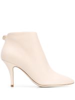 Ferragamo bottines Joan à bout en amande - Tons neutres