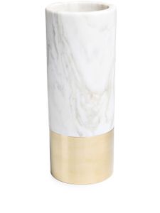 Michael Verheyden grand vase Duet en marbre - Blanc