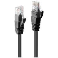 LINDY 48082 RJ45 Netwerkkabel, patchkabel CAT 6 U/UTP 10.00 m Zwart 1 stuk(s)