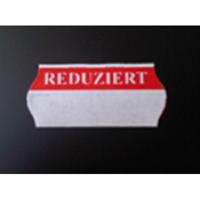 Etiket 2612 golf wit/rood Reduziert