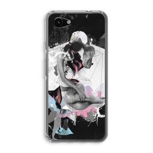 Camouflage de sommeil: Google Pixel 3a Transparant Hoesje