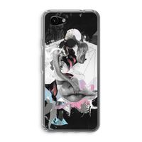 Camouflage de sommeil: Google Pixel 3a Transparant Hoesje Camouflage de sommeil: Google Pixel 3a Transparant Hoesje