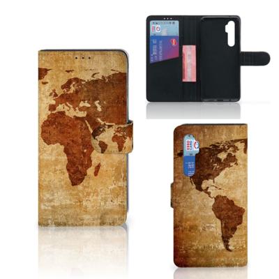 Xiaomi Mi Note 10 Lite | Flip Cover | Wereldkaart