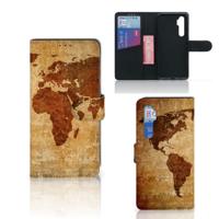 Xiaomi Mi Note 10 Lite | Flip Cover | Wereldkaart