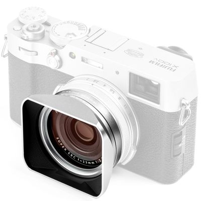 NiSi Lens Hood. UV-Filter & Cap for Fuji X100 Silver