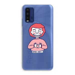 Hartje: Xiaomi Redmi 9T Transparant Hoesje