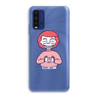 Hartje: Xiaomi Redmi 9T Transparant Hoesje