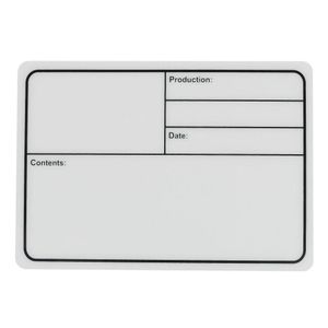 DAP Flightcase Label 127x177mm zelfklevend