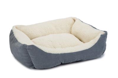 Beeztees Beeztees Mogina Kattenmand Pluche Blauw 45x37x18cm