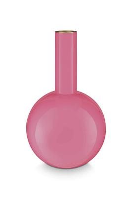 Pip Studio Metalen Vaas Medium Roze 33cm