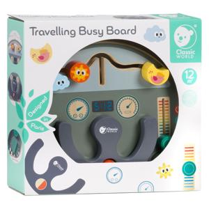Classic World world houten activiteiten reisbord verkeer