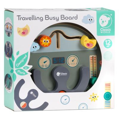 Classic World world houten activiteiten reisbord verkeer