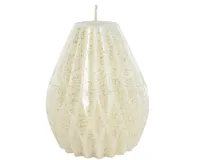 Kaars 9cm Wol Wit