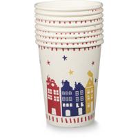 Basic Sinterklaas wegwerpbekers papier 8 stuks Basic Sinterklaas wegwerpbekers papier 8 stuks