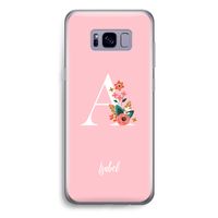 Pink Bouquet: Samsung Galaxy S8 Plus Transparant Hoesje