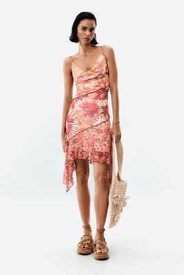 Asymmetrische jurk - MATERIAL FINISHES - S