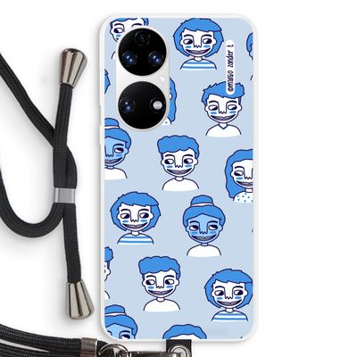 Gezichtjes: Huawei P50 Transparant Hoesje met koord