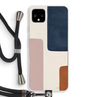 Geo #5: Pixel 4 XL Transparant Hoesje met koord